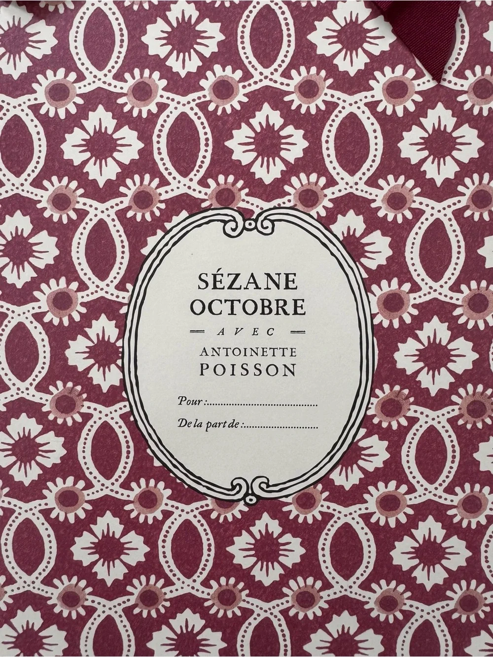Brand New Sezane x Antoinette Poisson Gift Pouch with Cotton Ribbon Set of Three